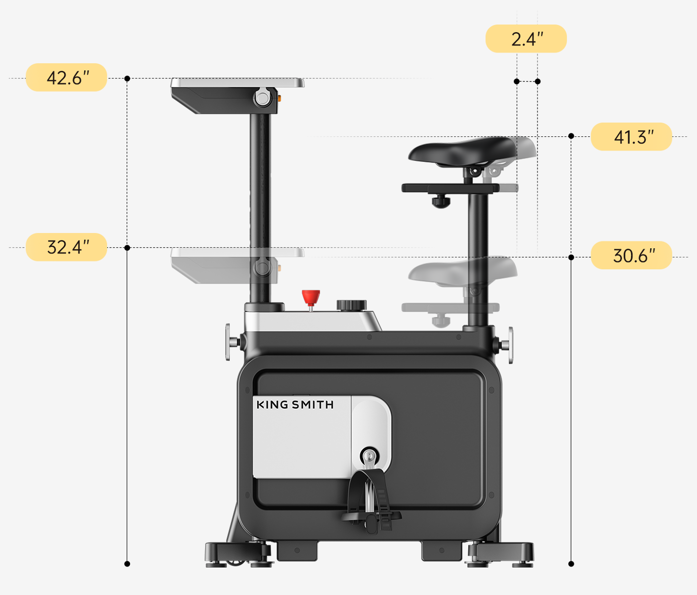 W1B Vélo d'appartement Pliable