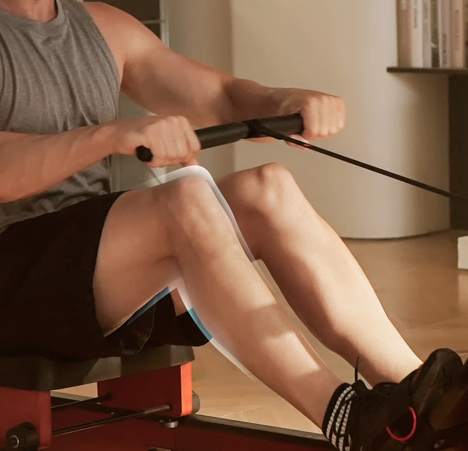 WM10 rameur à résistance eau & magnéto