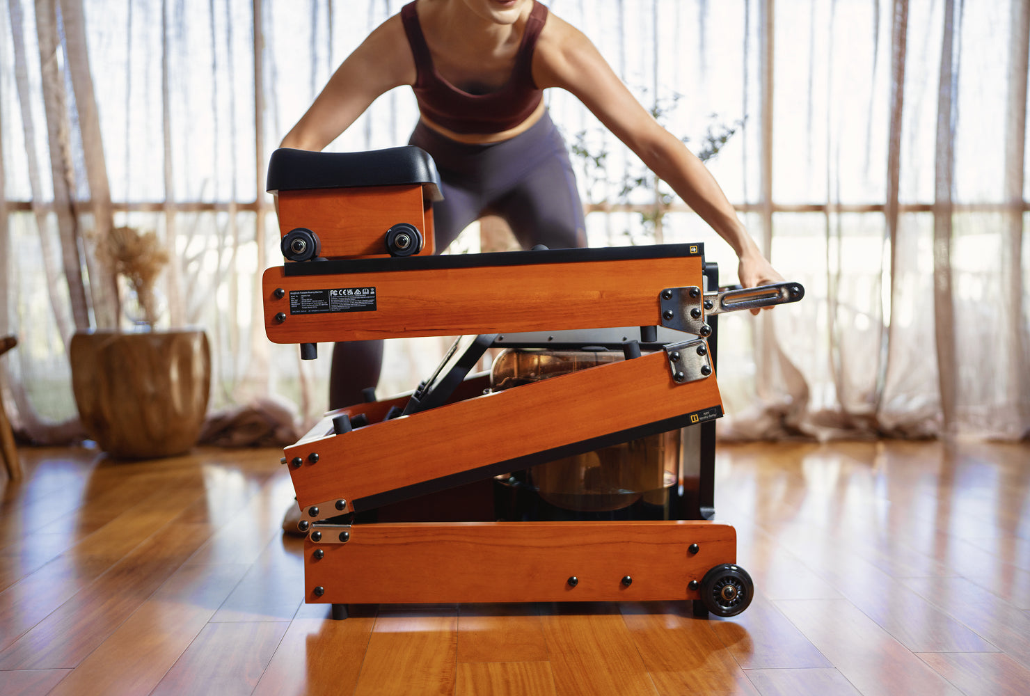 WR1 rameur pliable en triple section