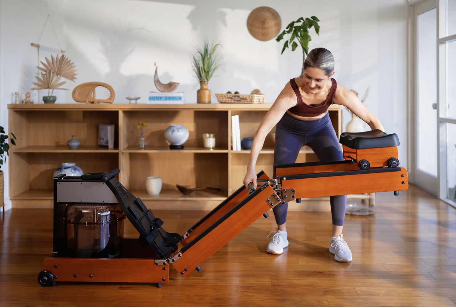 WR1 rameur pliable en triple section