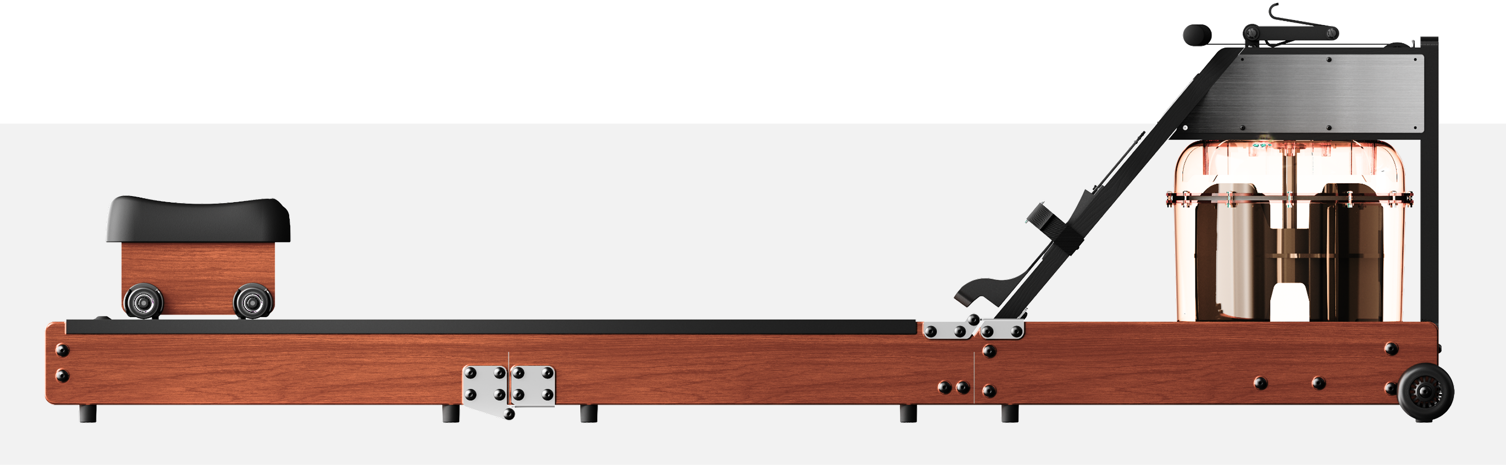 WR1 rameur pliable en triple section